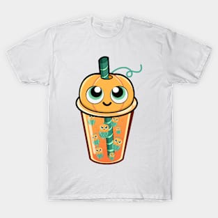 Pumpkin Boba Jellyfish T-Shirt